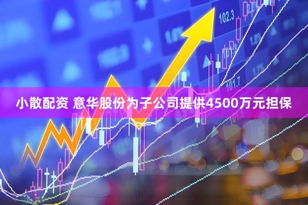 小散配资 意华股份为子公司提供4500万元担保